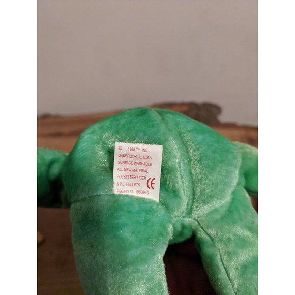 beanie Baby rare Kicks.  ERRORS!  No Ins. Stamp, Tush Tag 1999, Ear Tag 1998 - Picture 10 of 10